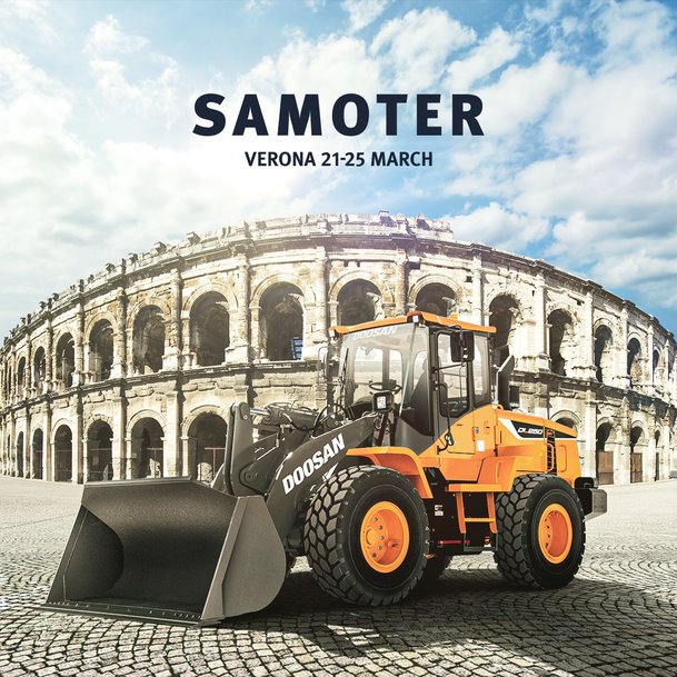 New Doosan Stage V and Demolition Machines at Samoter